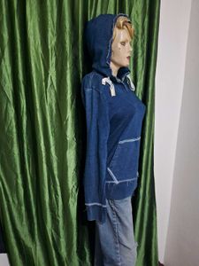 Gap Blue Knit Hoodie