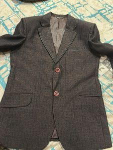Brown Patterned Blazer