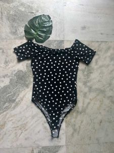 Polka Dot Bodysuit Top