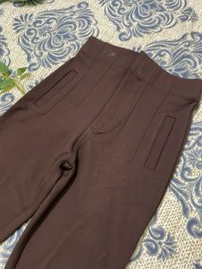 Brown Flare Leggings