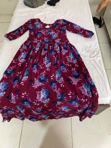Floral Printed Gown