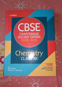 Arihant CBSE Chapterwise Solved 10 years Paper Chemistry