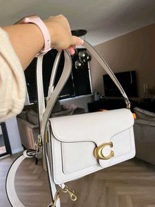 Coach Tabby Shoulder Bag white