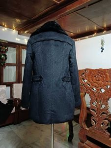 Detachable Fur Collar Overcoat