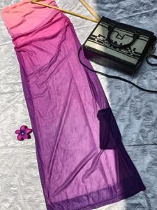 Ombre Purple Bodycon Maxi Dress