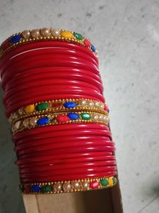 Red &amp; Multicolor Bangles