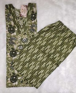 Floral Print Kurta Set