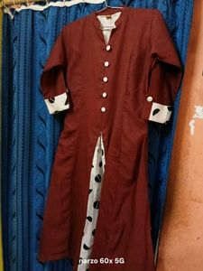 Maroon Kurta
