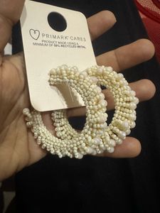 Primark Beaded Hoop Earrings