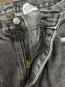 Vintage Wash Straight Leg Jeans