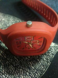Red Square Fashion Watch