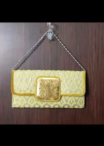 #Sale Clutch Golden Colour