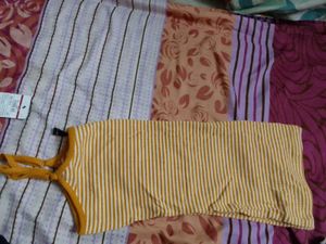 Purple Striped Tank Top