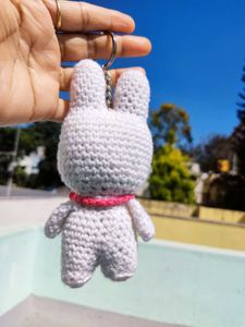 Crochet White Cute Muffy