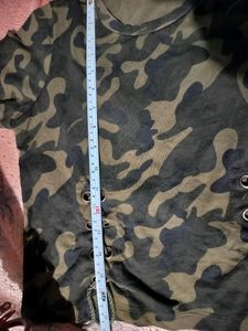Army Print Camouflage Top 🪖