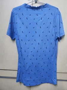Blue Printed T-Shirt