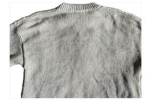 vintage unisex Embroidered Knit Sweater