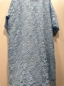 Sky Blue 36 Length Chicken Tunic