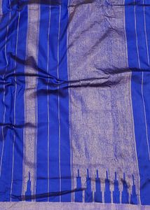 Silk Saree with Elephant Print
