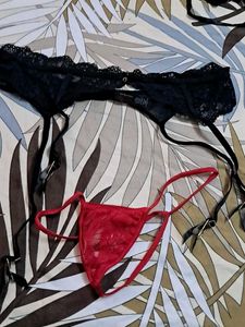 Garter  Belt  Bra Panty  Imported Fabric  Combo