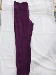 H&M SPORTS TIGHTS (PLUM PURPLE)
