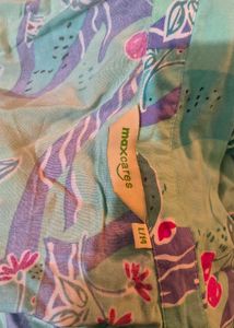 Patterned Short Sleeve Top