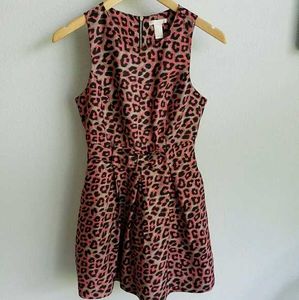 Forever 21 Pink Leopard Print Dress