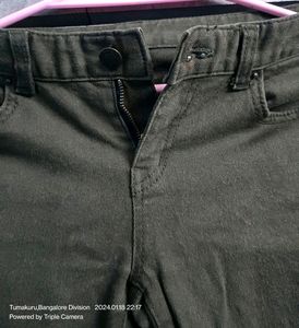 Olive Green Jeans