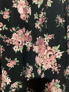 Floral Off-Shoulder Dress/Top – Dual Style