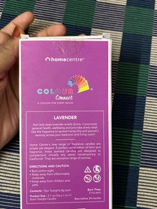 Home Centre Lilac Tea Light Candles | Only 6 Candles Available | Unused 6 Candles | Mild Lavender Fragrance