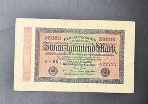 Sale. 20000 Mark Germany Very Old Note Rare