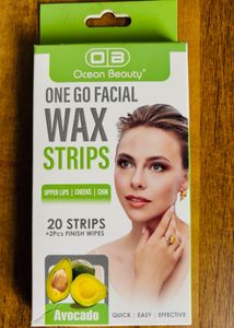 Ocean Beauty- one Go Facial Waxing Strips(20strip)