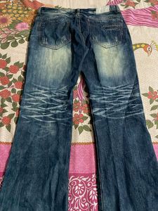 Y2K stone wash baggy jeans