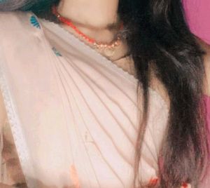 Cream Colour saree
