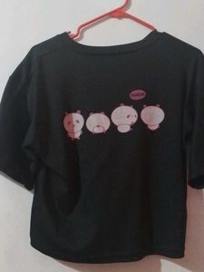 Cute Graphic Print T-Shirt