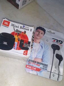 JBL MINI BOOST 2 SPEAKER + 1 EARPHONE FREE