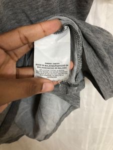 Nike Cotton Grey T Shirt