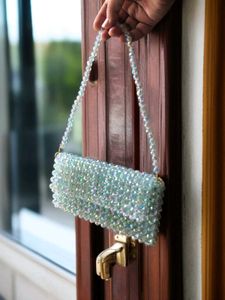 Green Bead Clutch