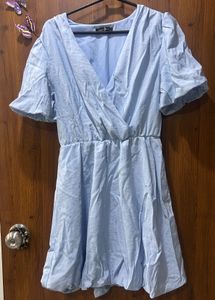Cute Blue Mini Dress