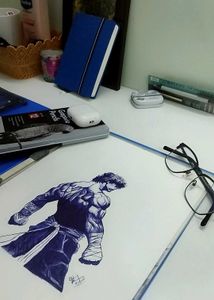Baki Hanma Sketch|| Ball Pen Sketch|| Anime||