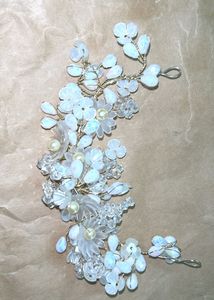 White Floral Hair Vine