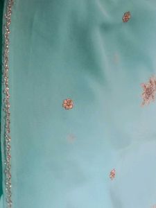 Elegant Turquoise Fabric