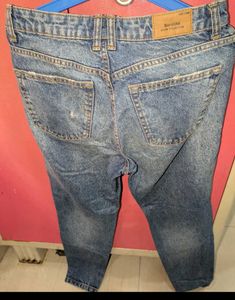 Blue Slim Fit High Waist Jeans