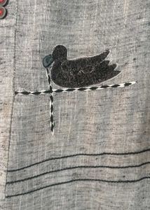 Duck Print Linen Tunic 🖤