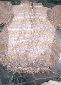 Elegant plazo with top