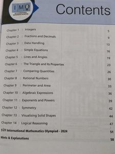 Mathematics Olympiad SOF Workbook Class 7