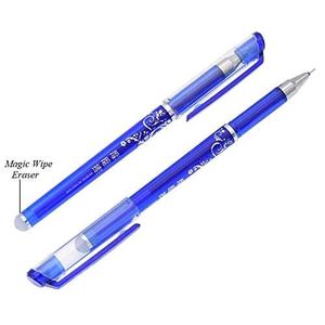 New Blue Ink Erasable Gel Pen with attached Magic