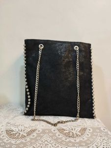 Studded Black Tote Bag🌸