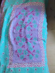 Floral Print Saree