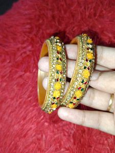 Beautiful Haldi Ceremony Bangles